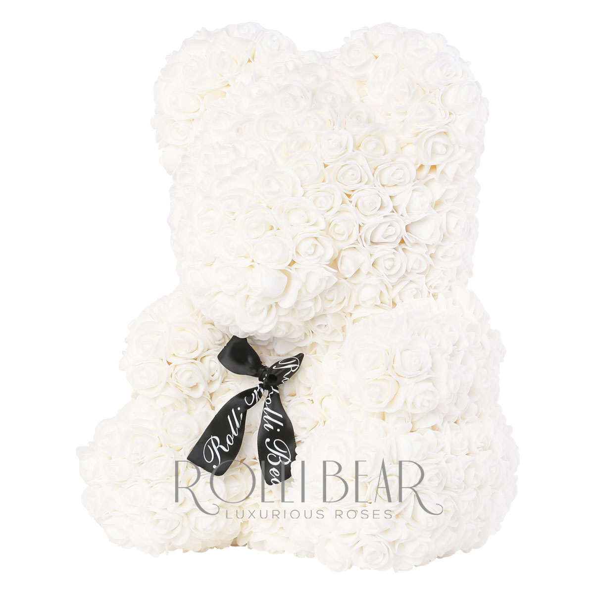 RolliBear_Ursulet_din_Trandafiri_Alb_40cm_2