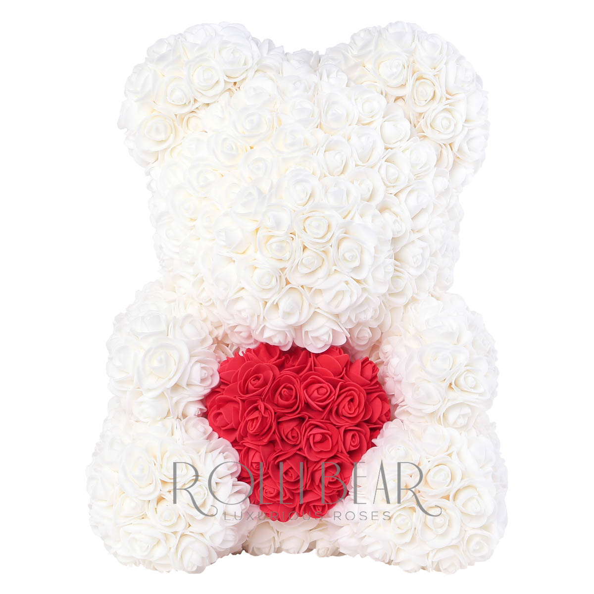 white rose bear