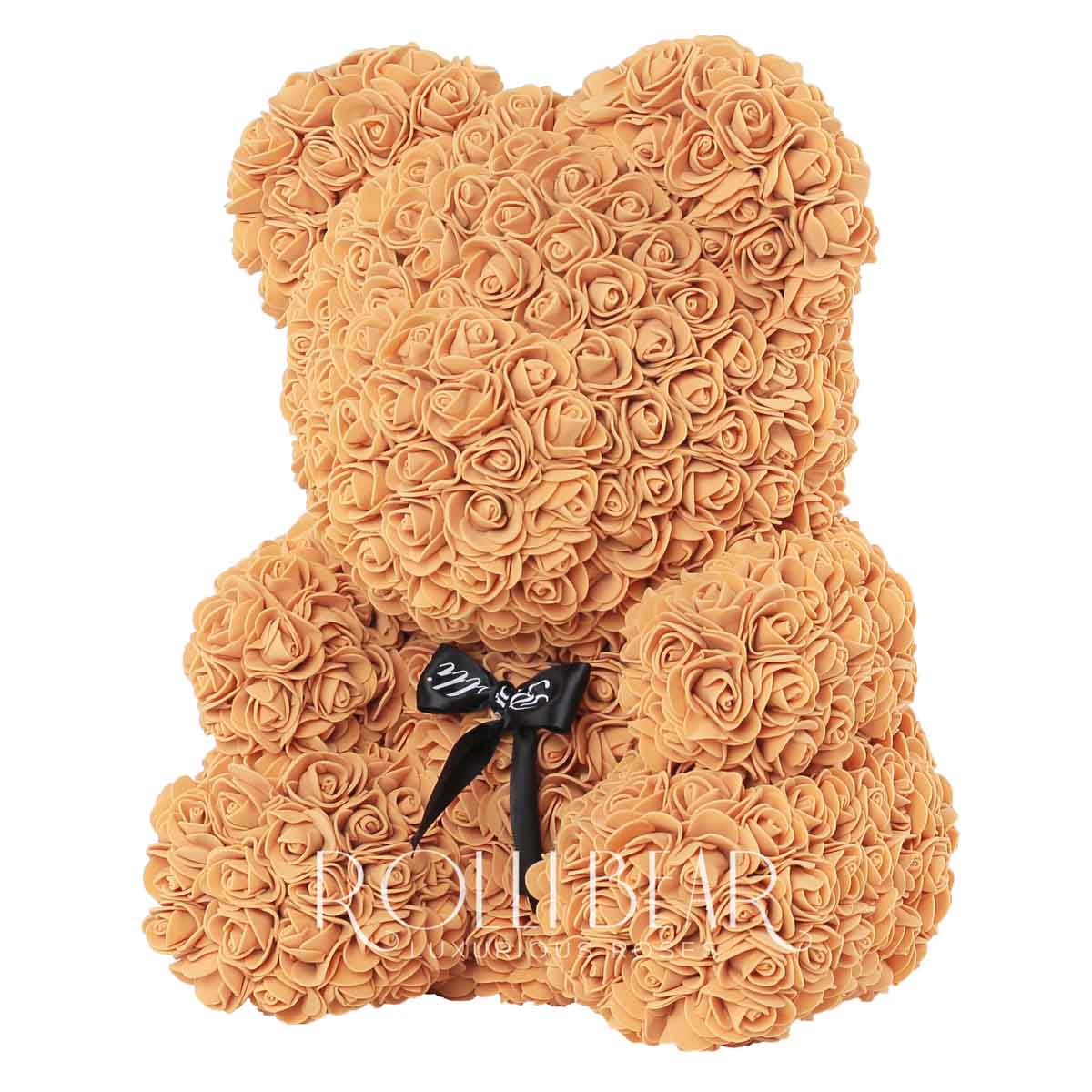 RolliBear_Ursulet_din_Trandafiri_Maro_40cm_2