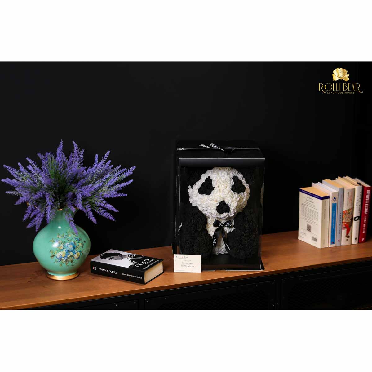 RolliBear_Ursulet_din_Trandafiri_Panda_40cm_4