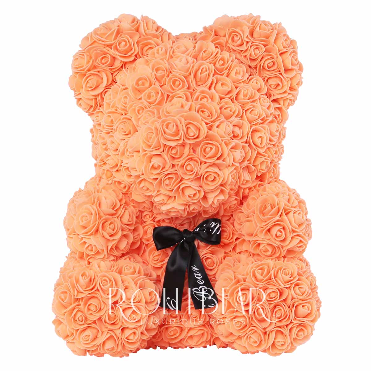 RolliBear_Ursulet_din_Trandafiri_Portocaliu_40cm_1