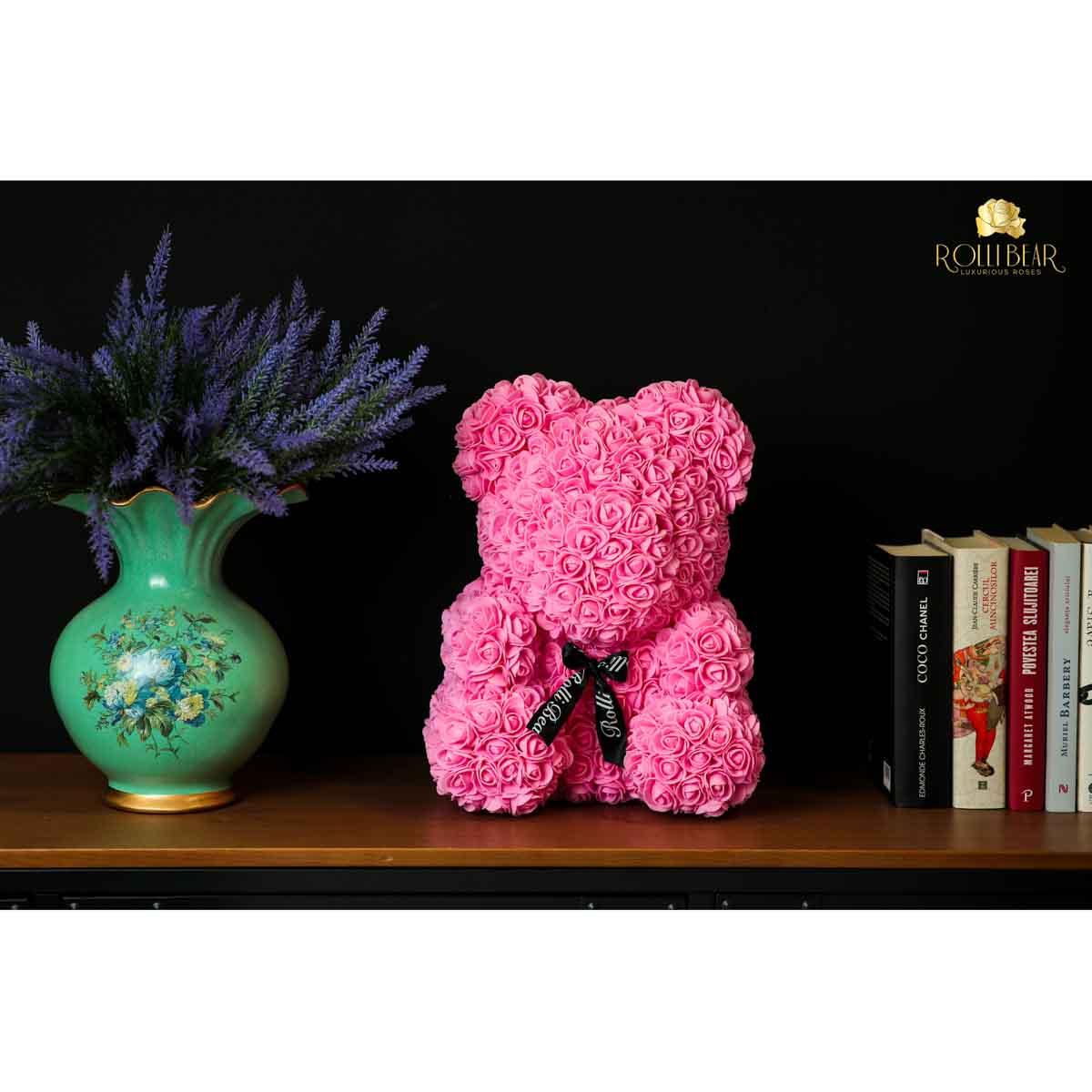 RolliBear_Ursulet_din_Trandafiri_Roz_40cm_3