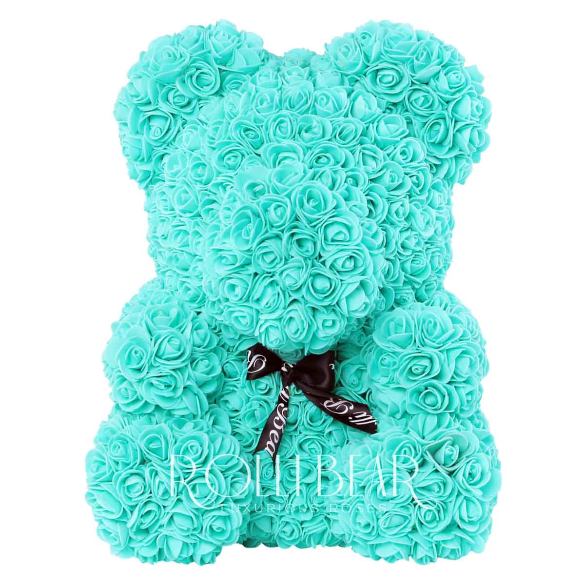 Turquoise store rose bear