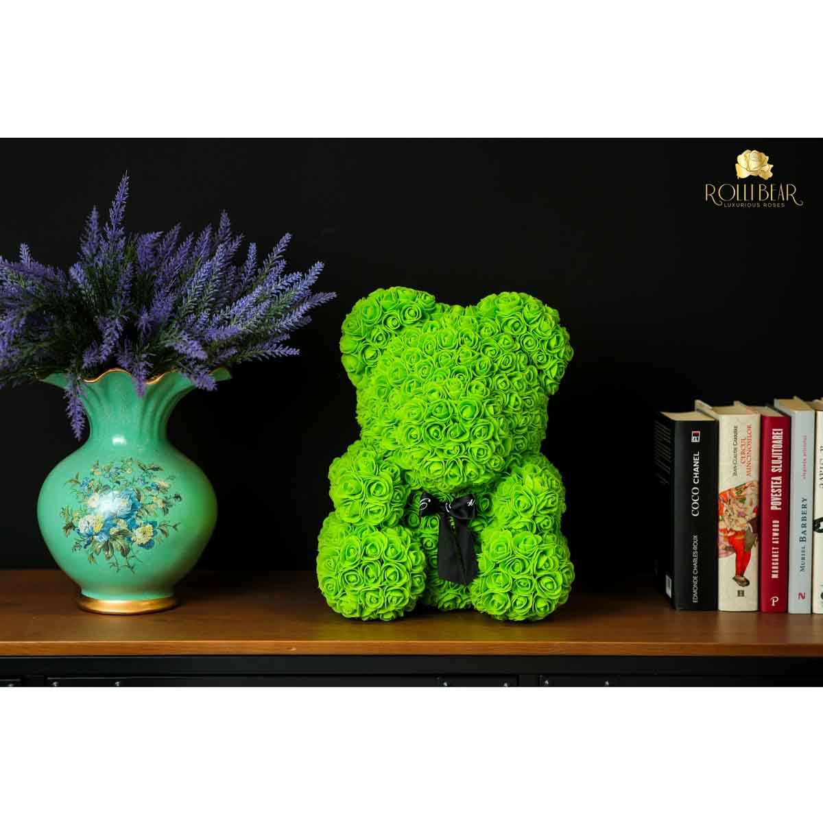 RolliBear_Ursulet_din_Trandafiri_Verde_40cm_3