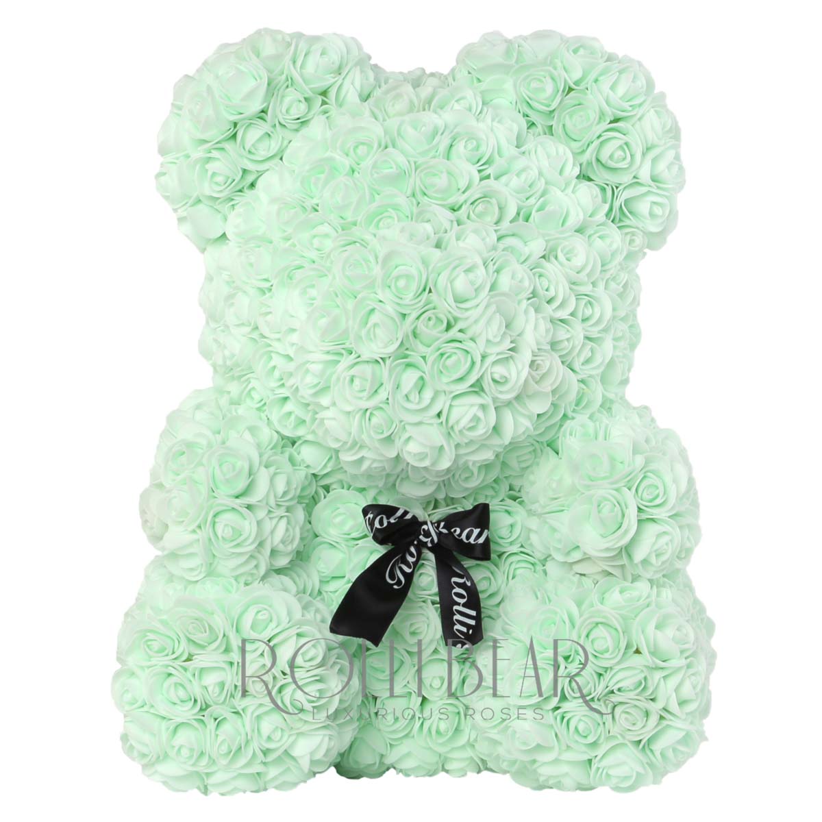 RolliBear_Ursulet_din_Trandafiri_Verde_Deschis_25cm_1