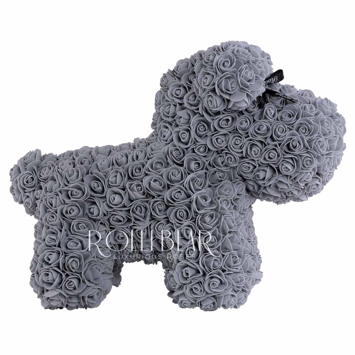 RolliBear_Catelus_din_Trandafiri_Gri_35cm_2