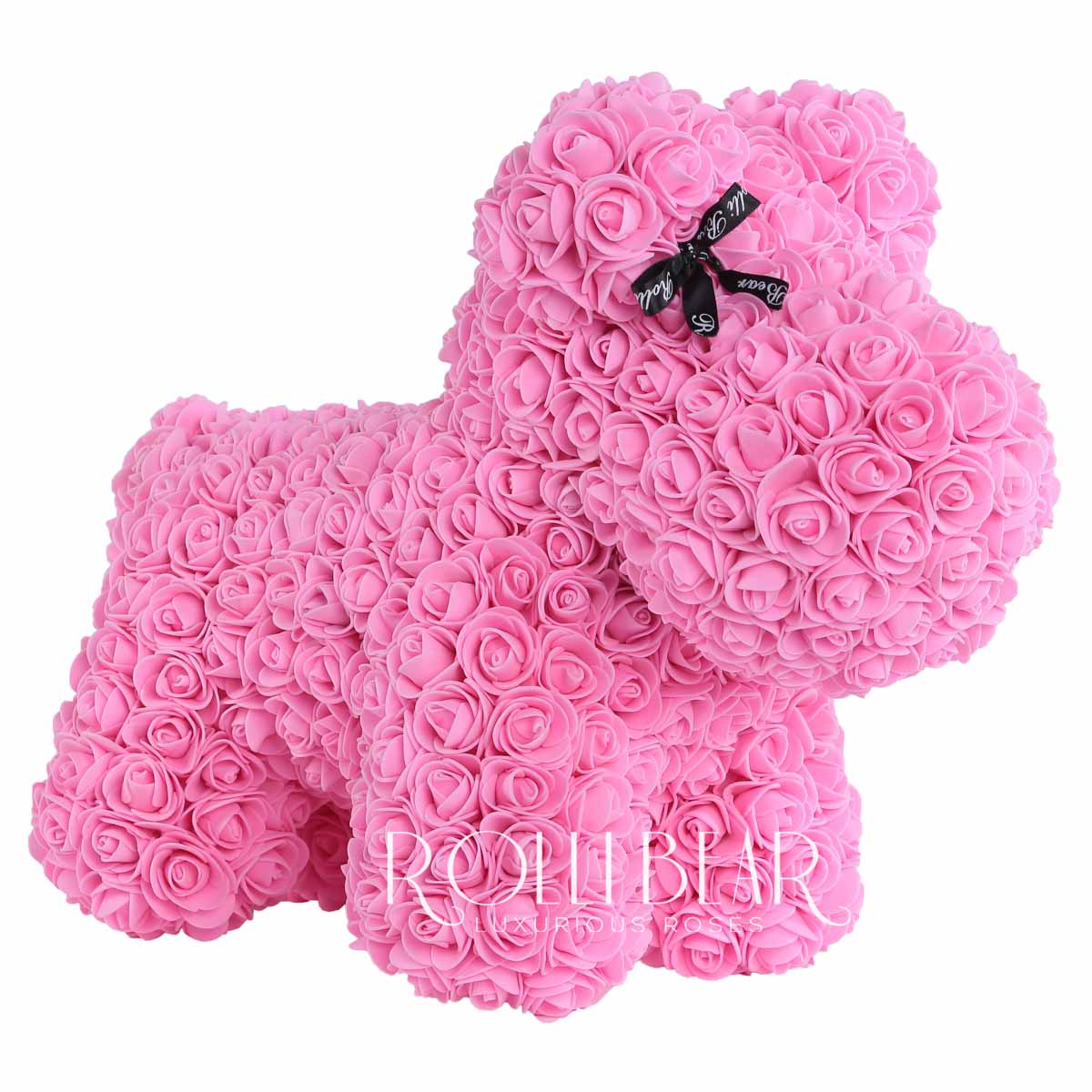 RolliBear_Catelus_din_Trandafiri_Roz_35cm_1