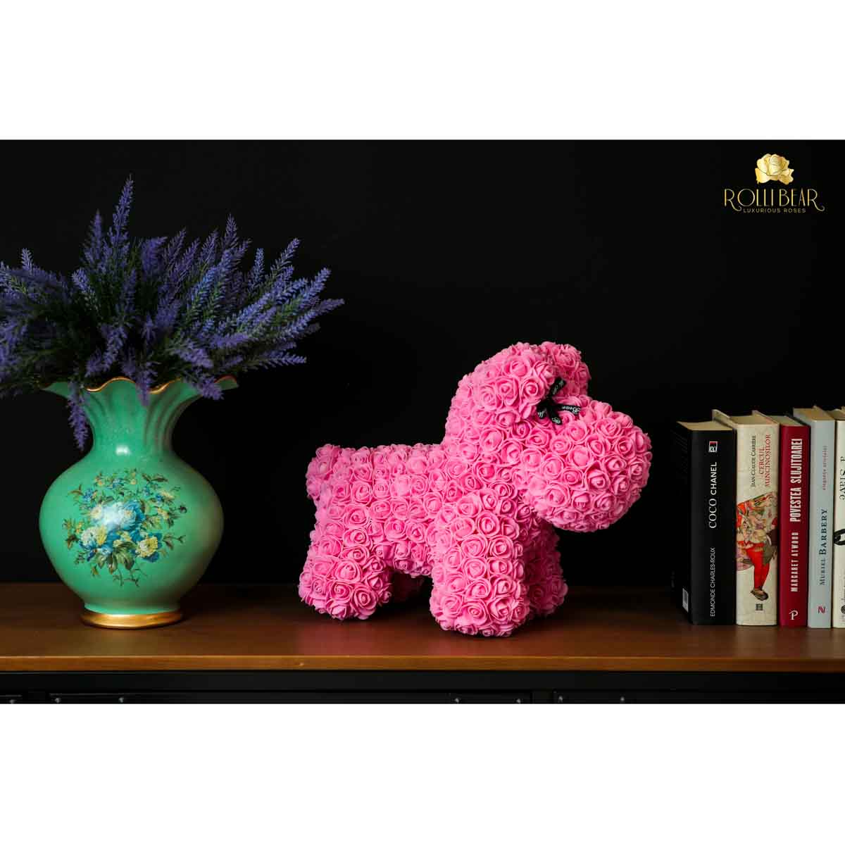 RolliBear_Catelus_din_Trandafiri_Roz_35cm_3