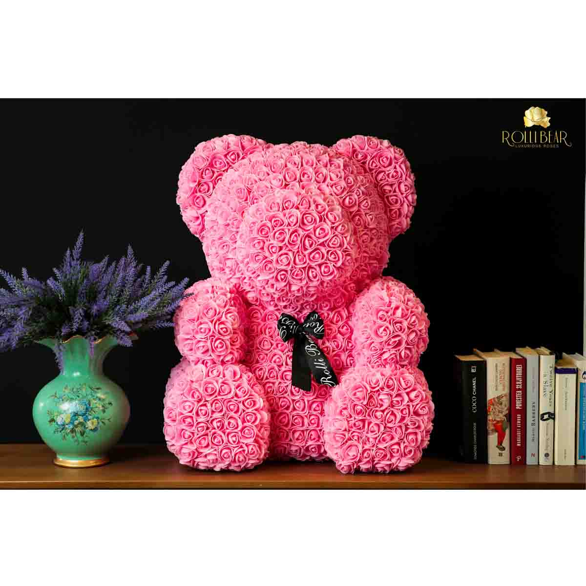 RolliBear_Ursulet_din_Trandafiri_Roz_65cm_3