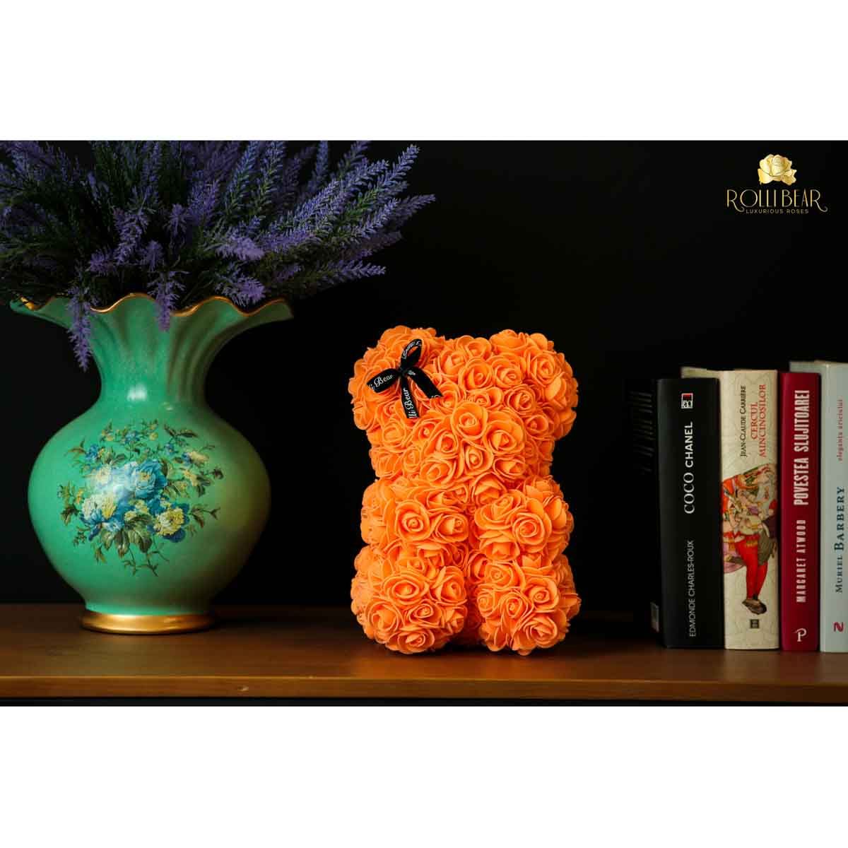 RolliBear_Ursulet_din_Trandafiri_Portocaliu_25cm_3