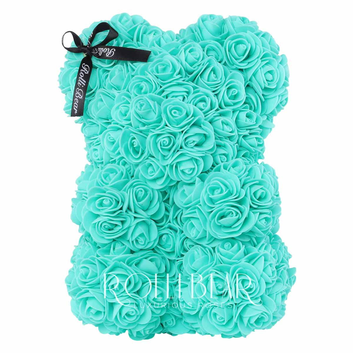 RolliBear_Ursulet_din_Trandafiri_Turcoaz_25cm_1