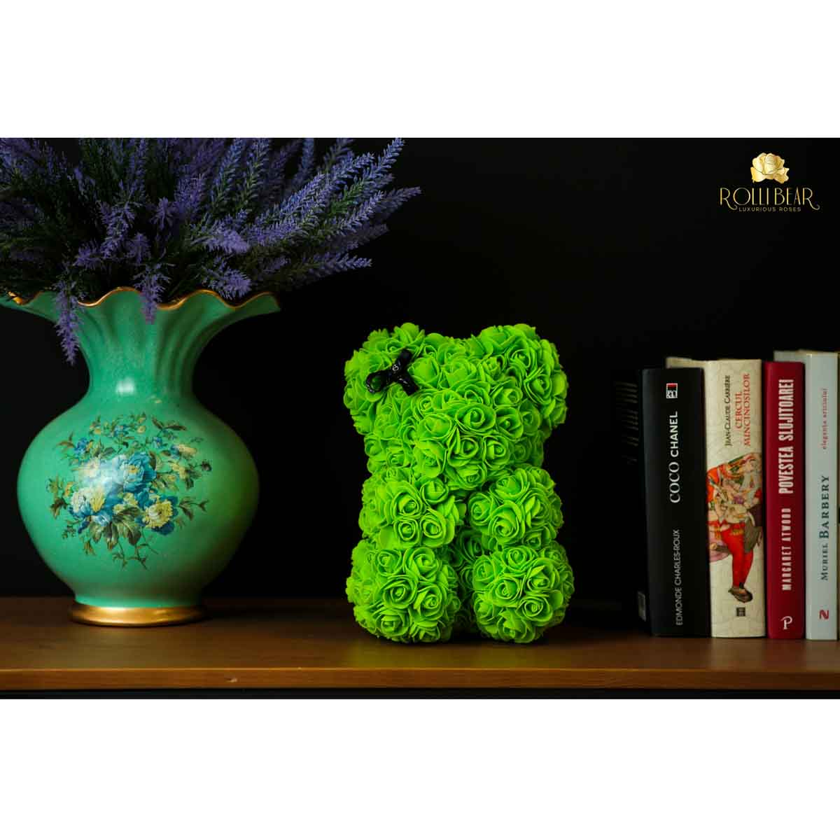 RolliBear_Ursulet_din_Trandafiri_Verde_25cm_3
