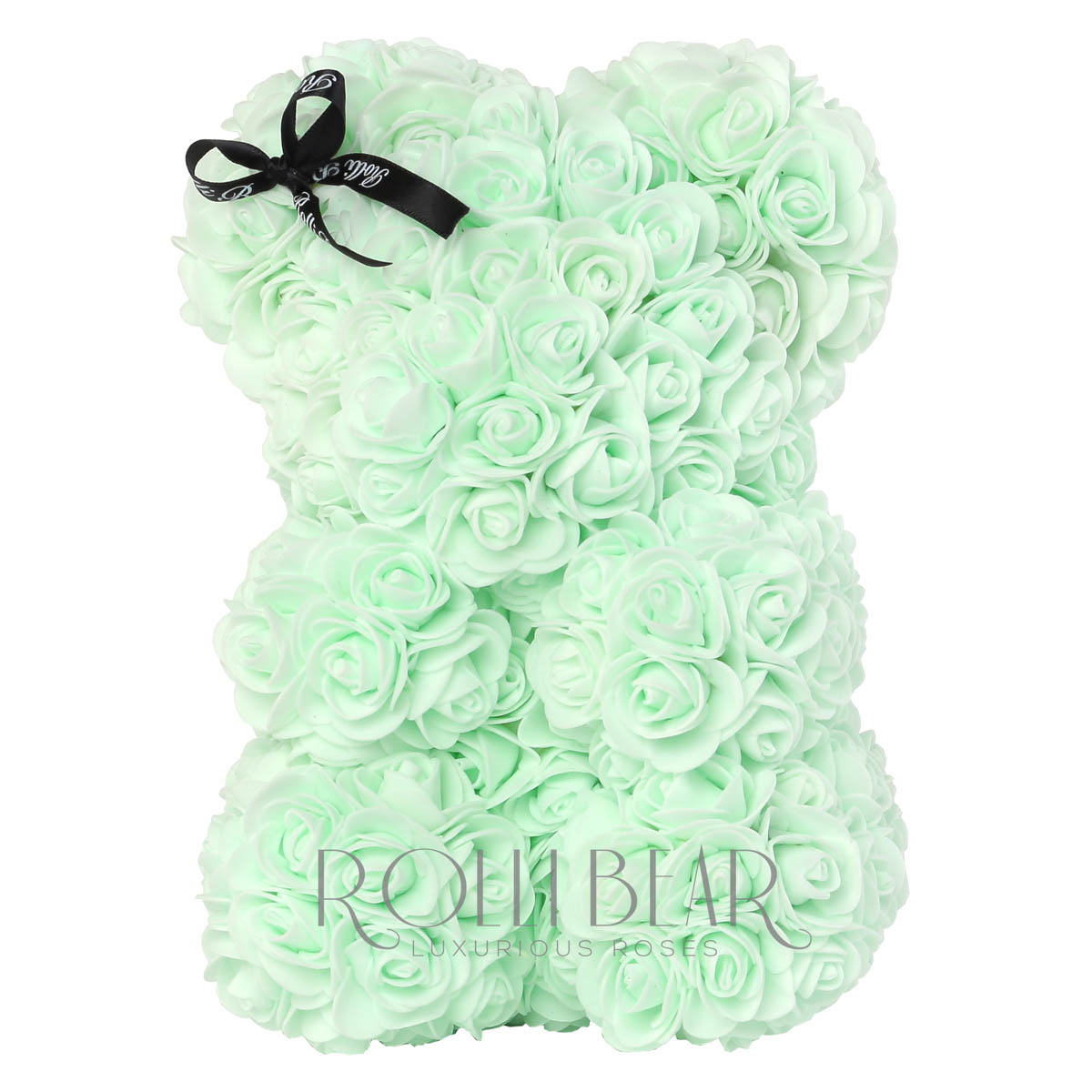 RolliBear_Ursulet_din_Trandafiri_Verde_Deschis_25cm_1